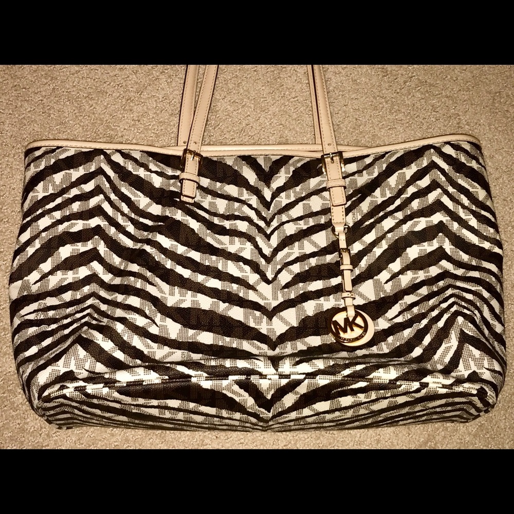 Michael Kors Original Tiger-Stripe Tote